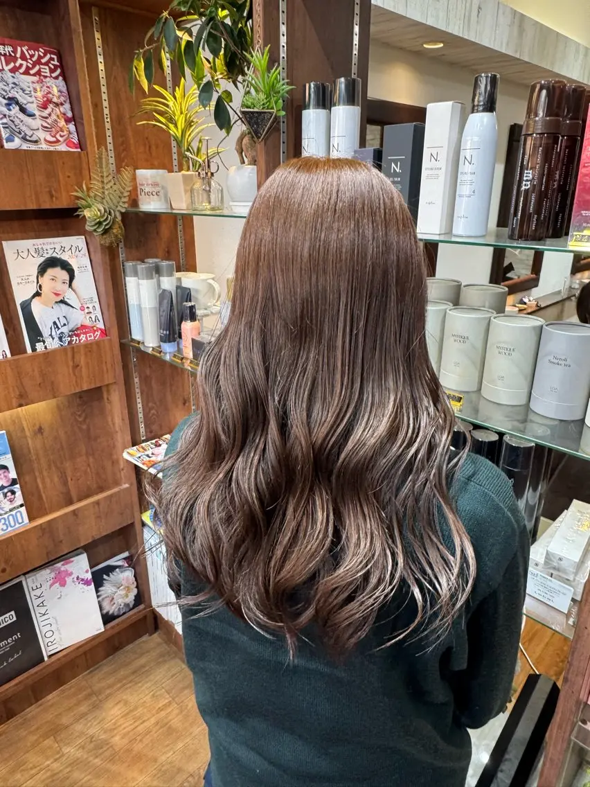 セミロング ヘアカラー トリートメント カラーモデル募集 すがっちのヘアスタイル