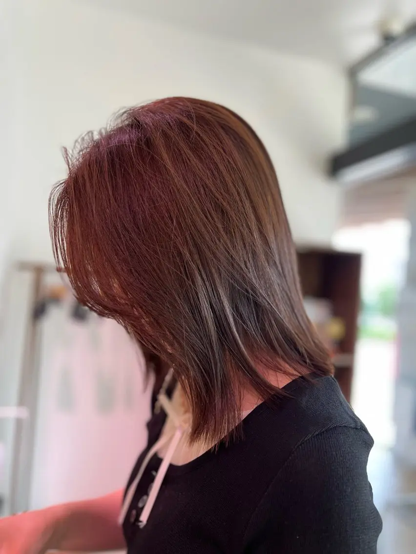 カット+前髪パーマ✨の写真