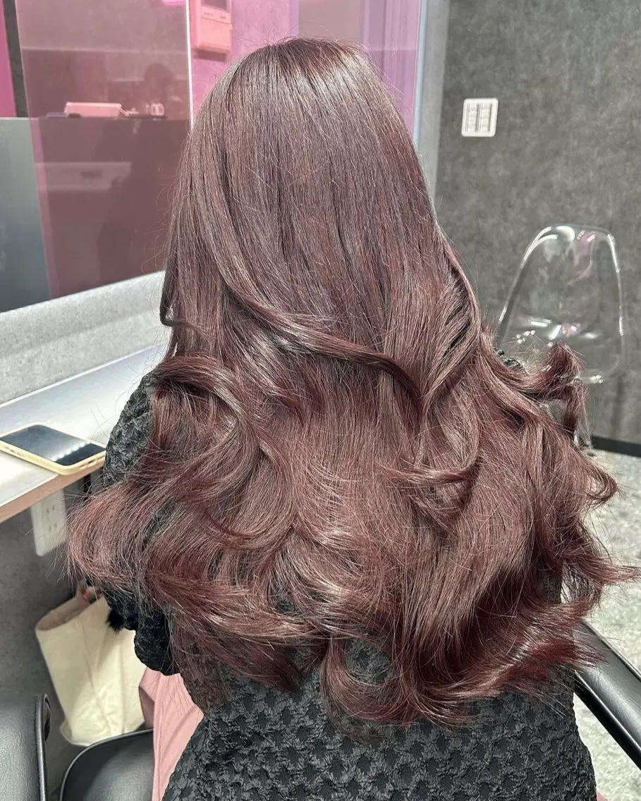 ロング カラー エクステ nanaka 🤍韓国ワンホンヘアのヘアスタイル