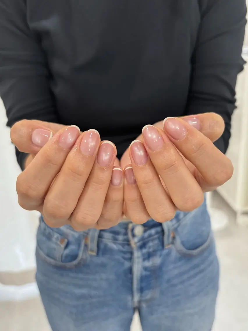 ネイル フレンチネイル ハンドネイル HARUNOKA kotoneのネイルデザイン
