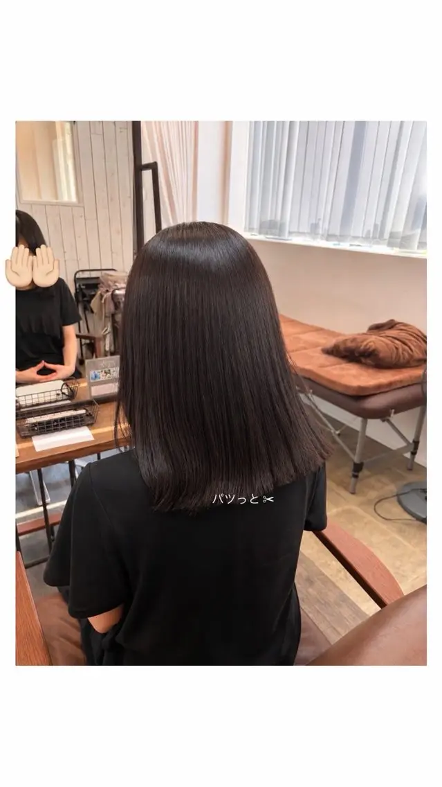 ミディアム bisou kumiのヘアスタイル