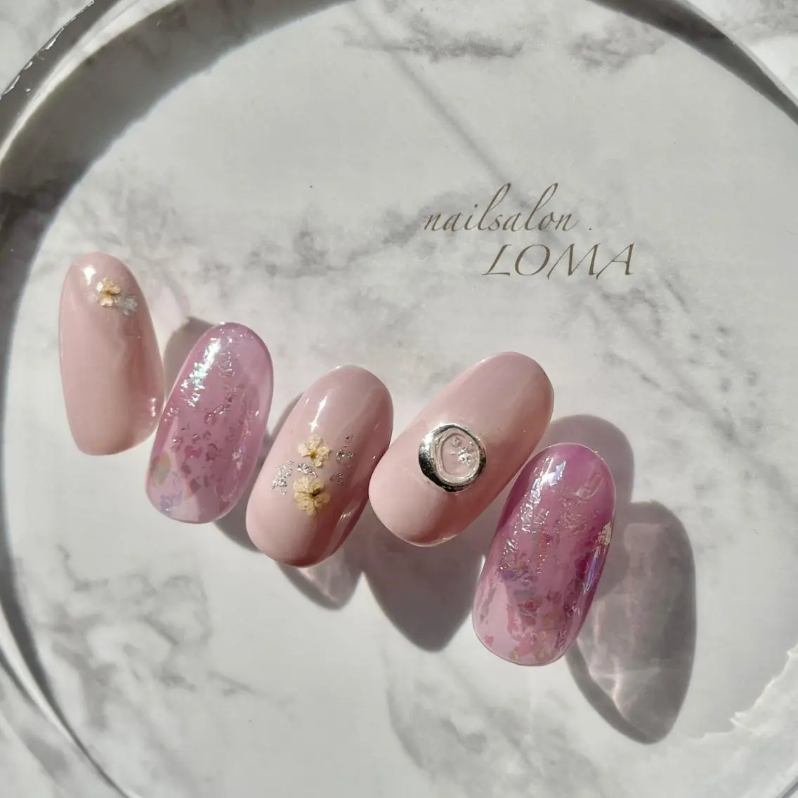 ネイル パープル m-nail 🌙南浦和のネイルデザイン