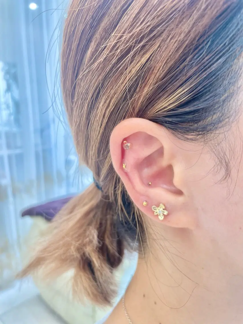 アクセサリー感覚で楽しめる✨【耳つぼジュエリー】＼SNSで話題!!／10粒 ¥2500の写真