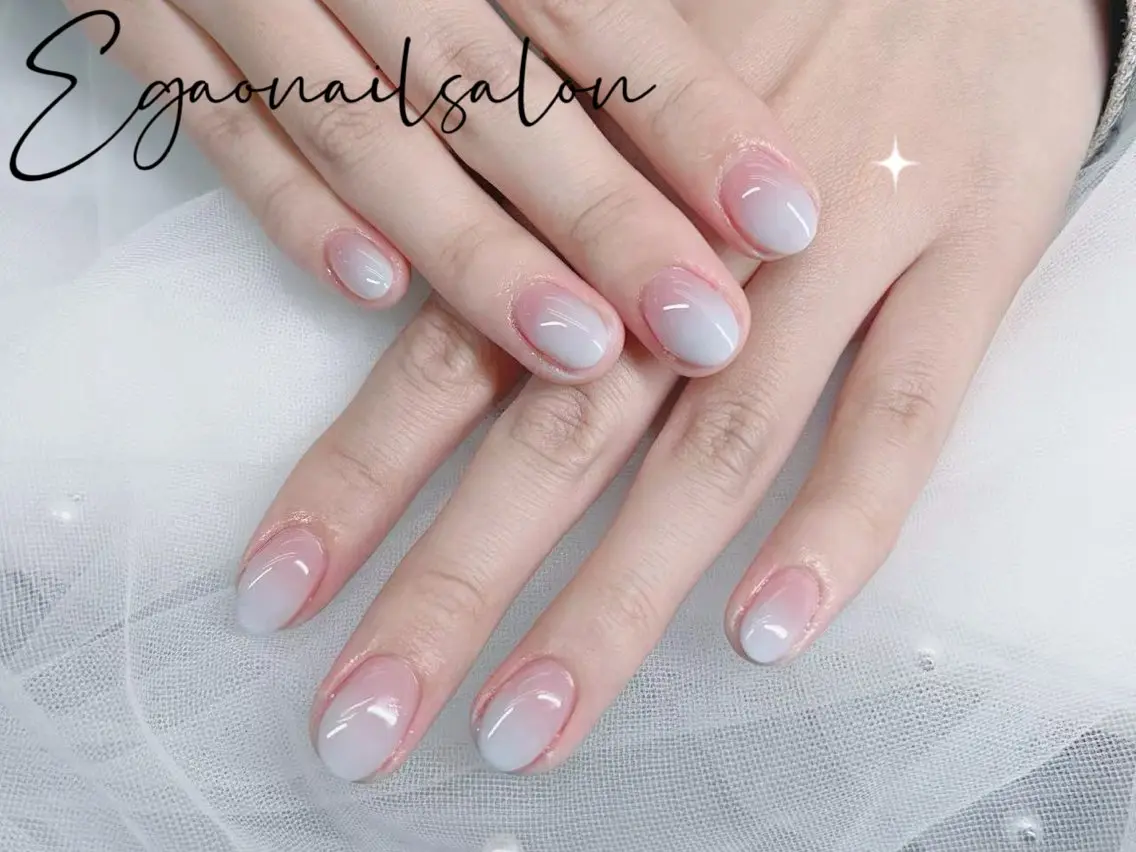 ネイル アートネイル フットネイル フレンチネイル ジェルネイル グラデーション ハンドネイル EGAO NAIL 錦糸町店のネイルデザイン