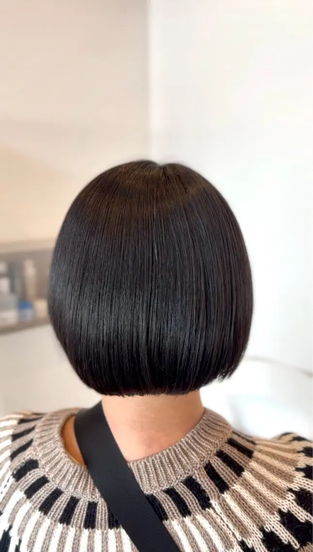 ショート カット 縮毛矯正 トリートメント Agu hair muta 大山佑将のヘアスタイル