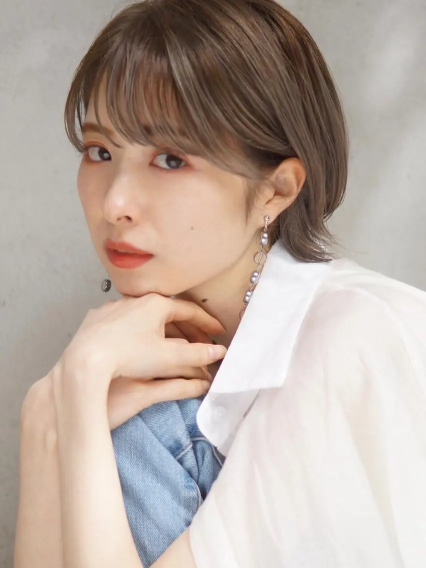 ショート カット ヘアカラー トリートメント Lino by hoNuaのヘアスタイル