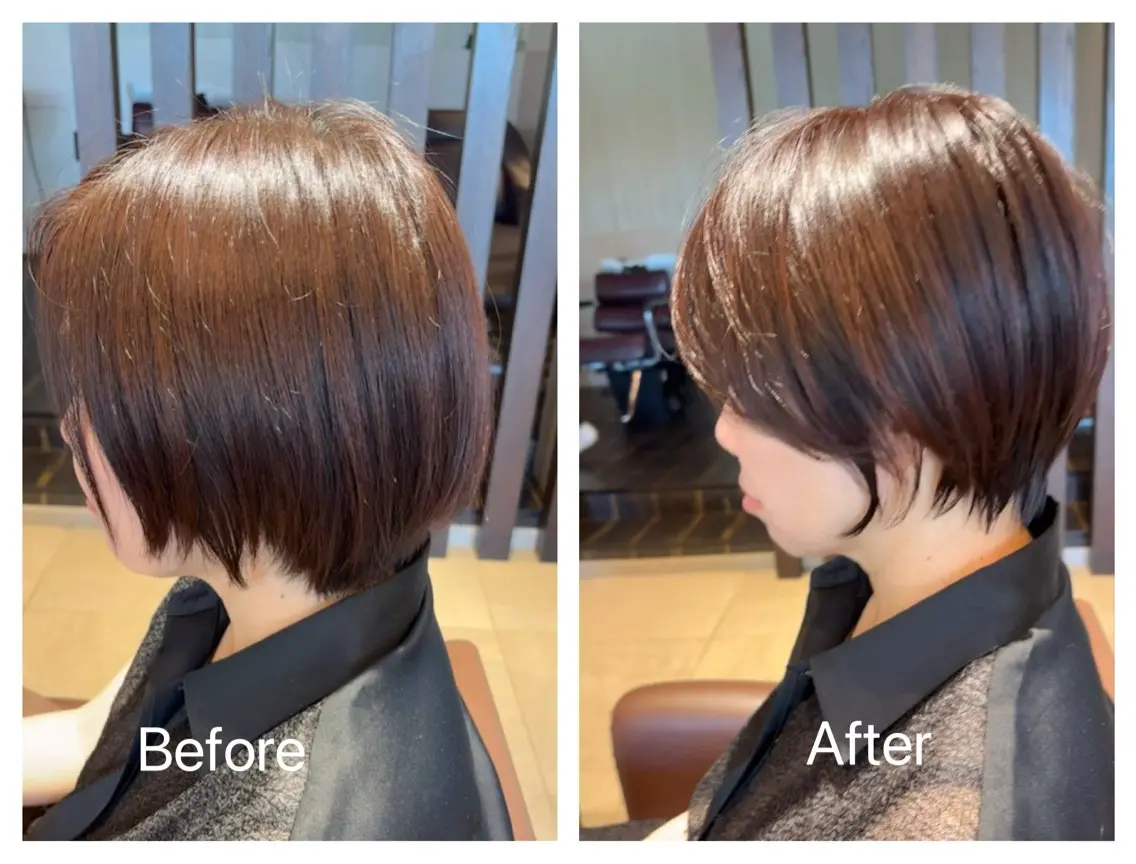 ショート ショートヘア 山田 みかのヘアスタイル