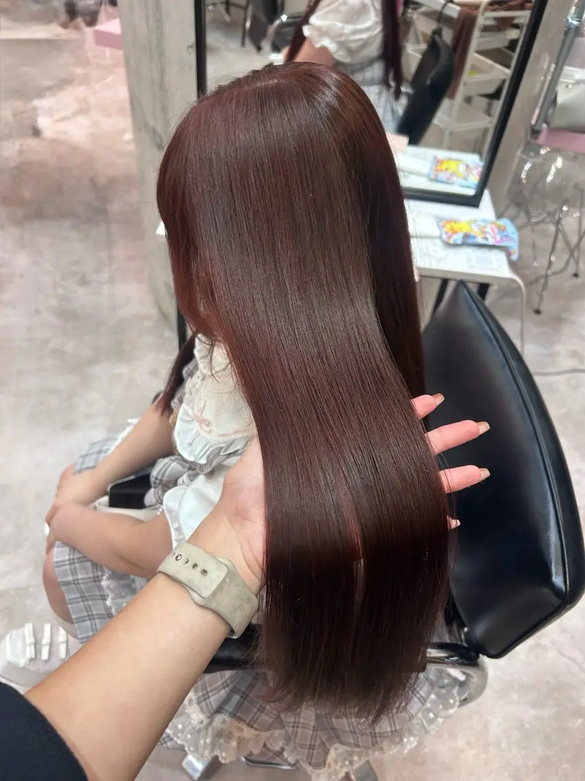 ロング ヘアカラー 透明感/艶カラー 💘Hanaのヘアスタイル