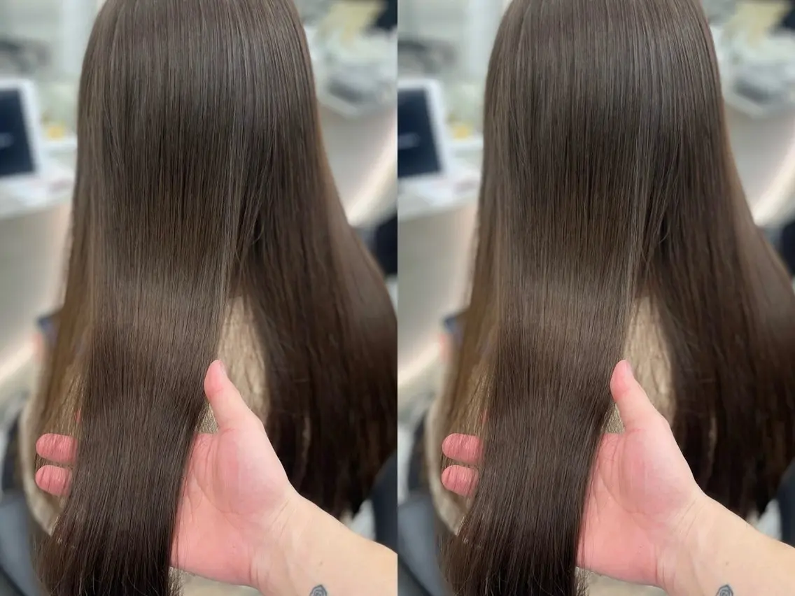 ロング カラー カット 縮毛矯正 トリートメント レイヤー/縮毛矯正 マスター✨️タケルのヘアスタイル