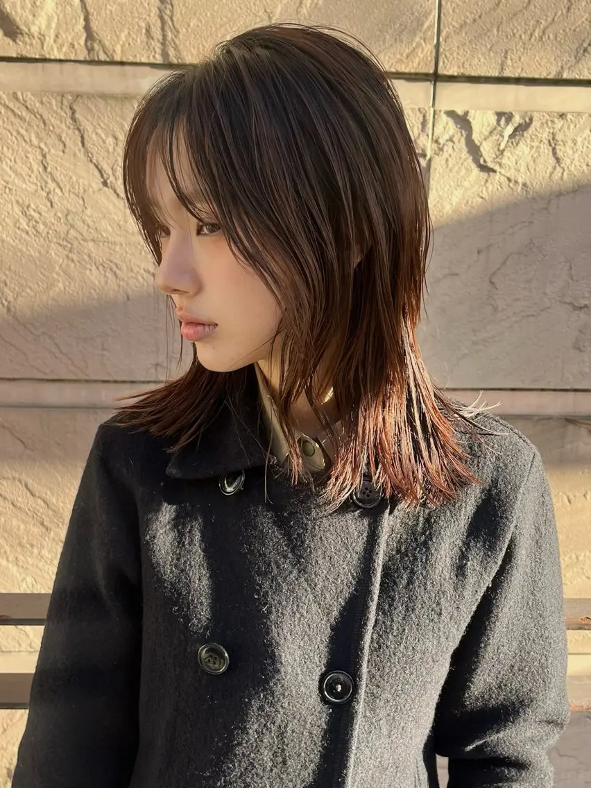セミロング ヘアアレンジ 渡邉 舞のヘアスタイル