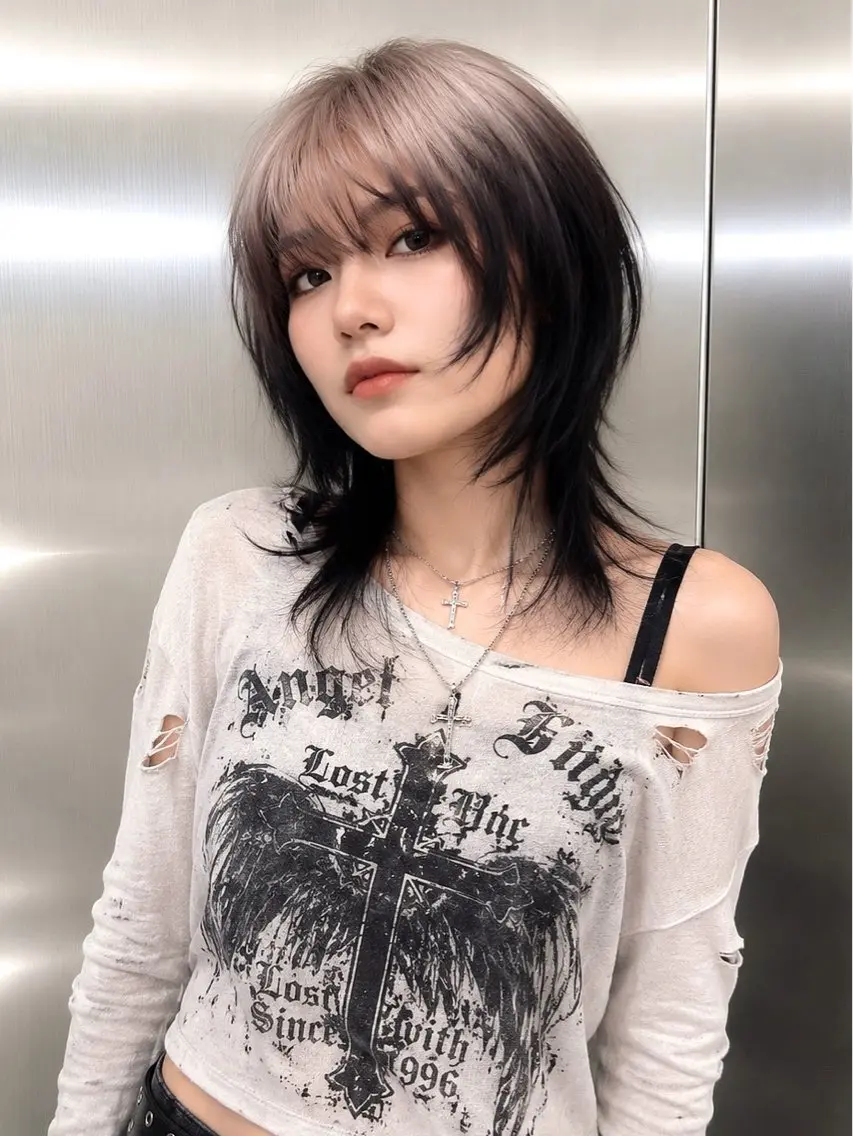 ミディアム カラー ヘアカラー †❤︎池袋/カラー/ ENA❤︎†のヘアスタイル
