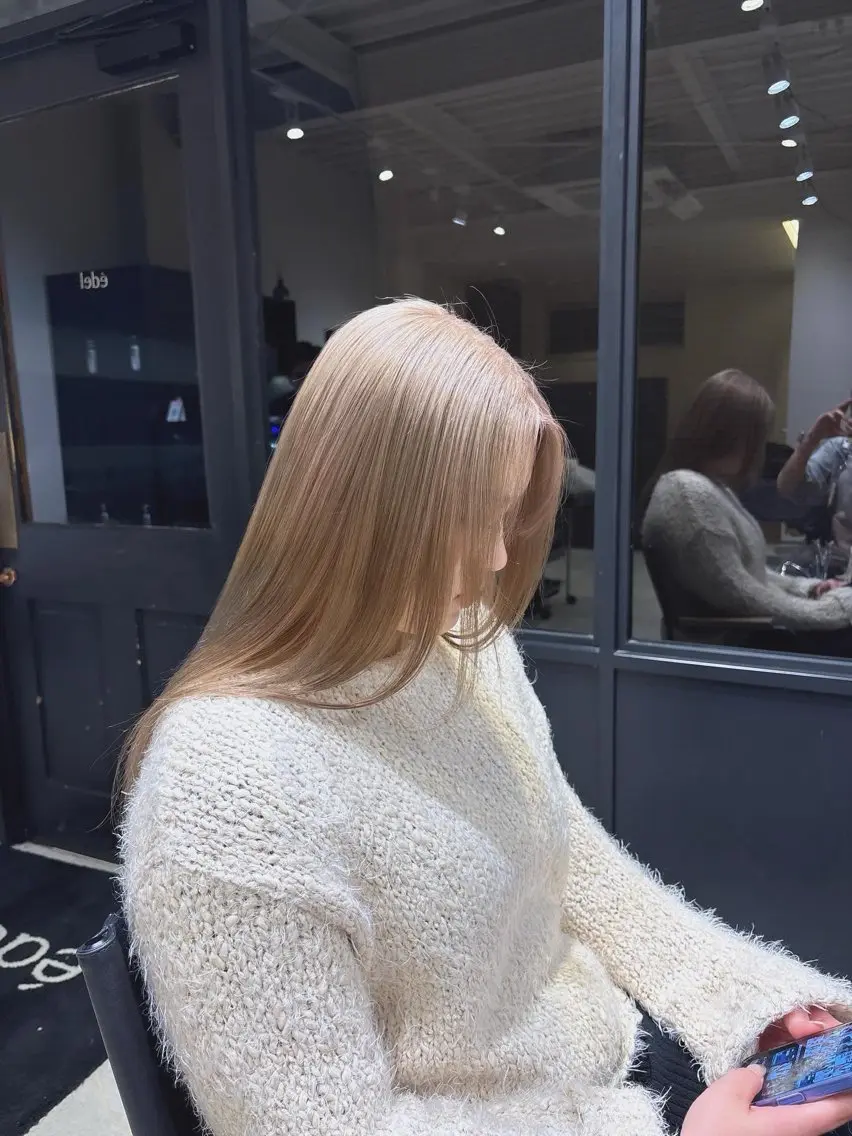 ロング ヘアカラー トリートメント ⠀ hinaのヘアスタイル