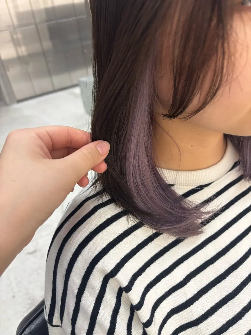 ミディアム 韓国艶カラー♡ 透明感/アカリ🫧のヘアスタイル