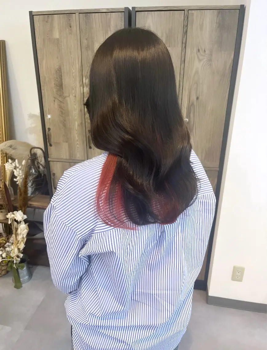ロング ヘアカラー トリートメント 当日予約◎ risaのヘアスタイル