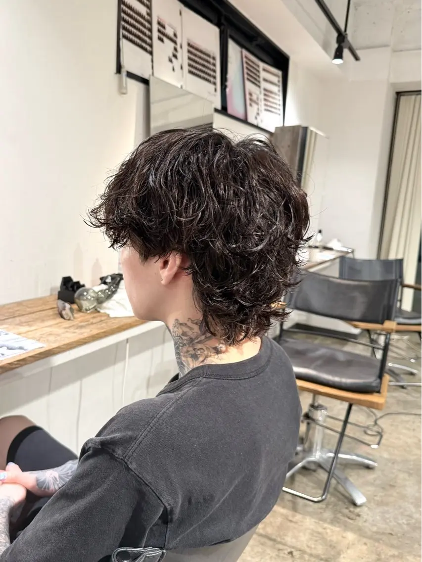 パーマ メンズ メンズパーマ カット パーマ トリートメント 骨格補正施術/メンズ 専門美容師/YUYAのヘアスタイル