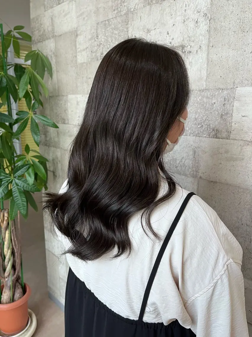 ロング 北島 遥香🫧インナ ー /ベージュカラーのヘアスタイル