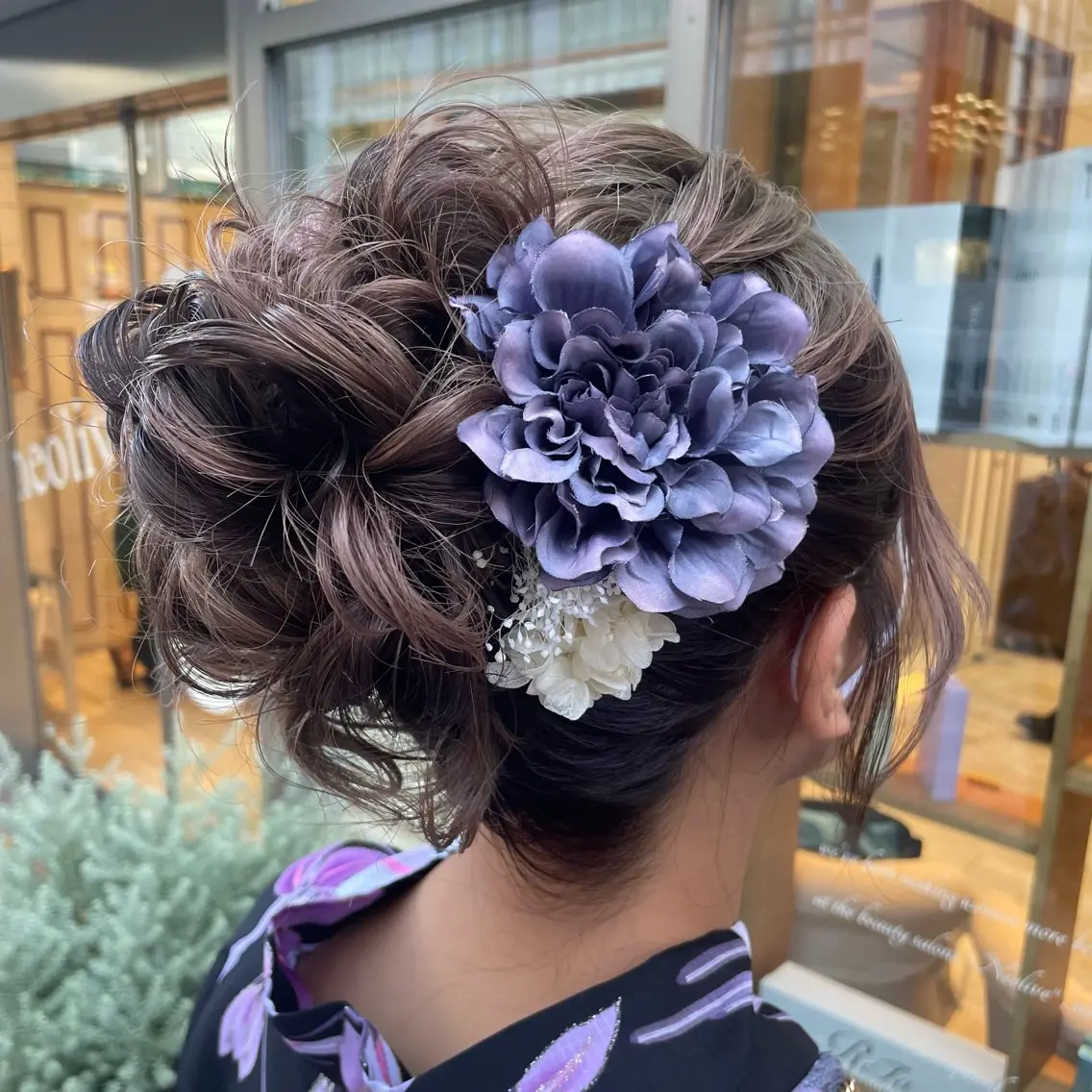 ヘアアレンジ お団子ヘア 浴衣 ヘアアレンジ 🌿あがりれいなのその他イメージ