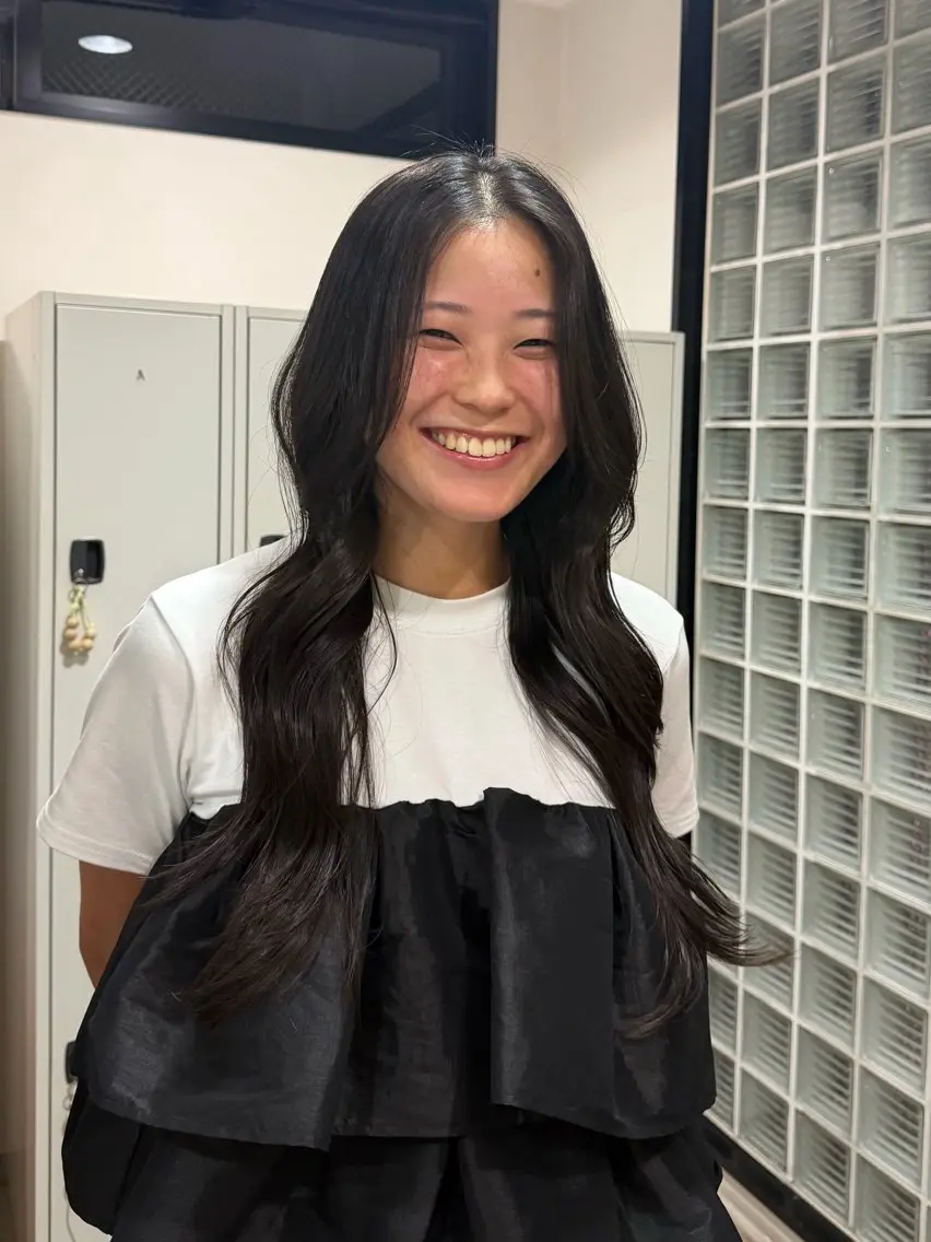 ロング カット ヘアカラー 🪷asa/髪質改善 /レイヤーカット🪷のヘアスタイル