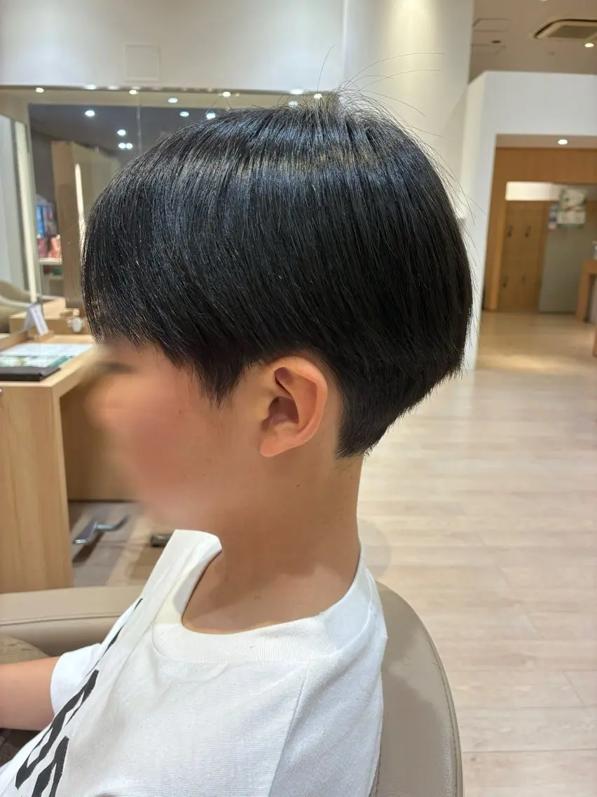 ショート メンズ キッズ 大城 明俊のヘアスタイル