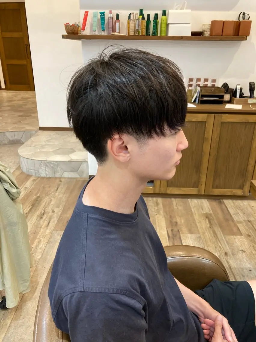 ポイント縮毛矯正(部分矯正)+カット(メンズorレディース)の写真