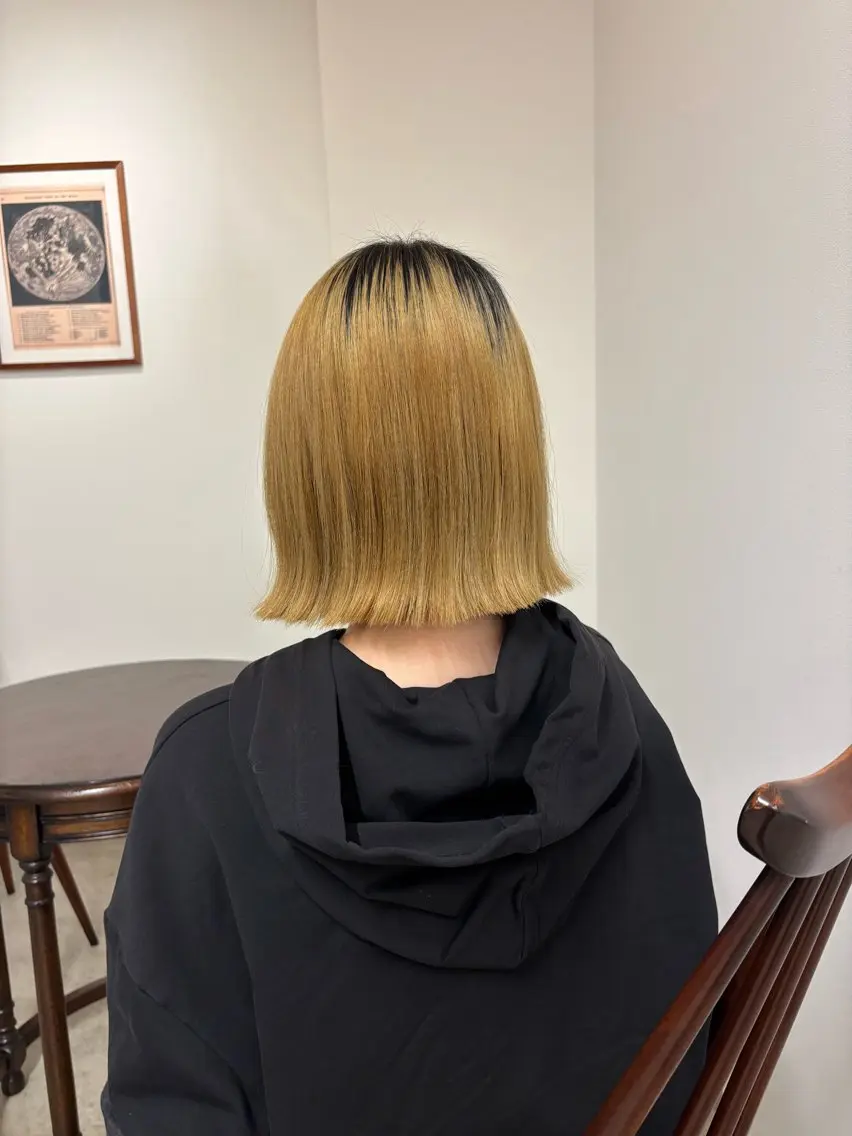 ボブカットモデルの写真