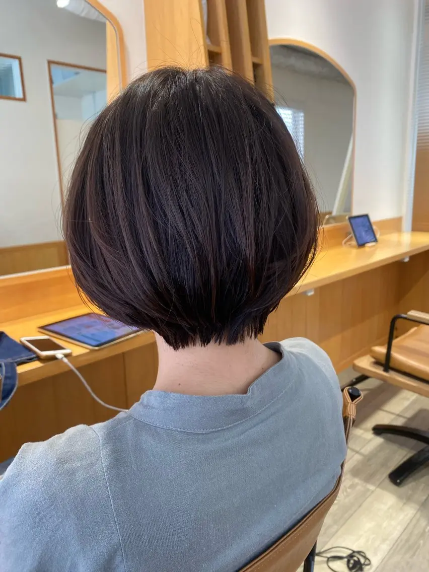ショート ショートボブ ボブ ショートヘア カット ヘアカラー トリートメント GINZARay2 風本朱里🐥のヘアスタイル