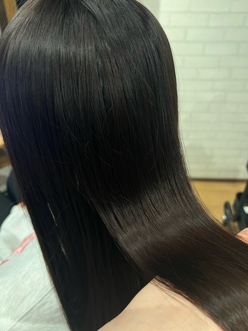 ロング カラー ブラウンカラー 透明感カラー ダークブラウン ヘアカラー レ ナのヘアスタイル