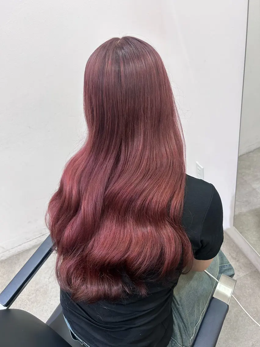 ロング ヘアカラー moe/名古屋 /カラーモデルのヘアスタイル
