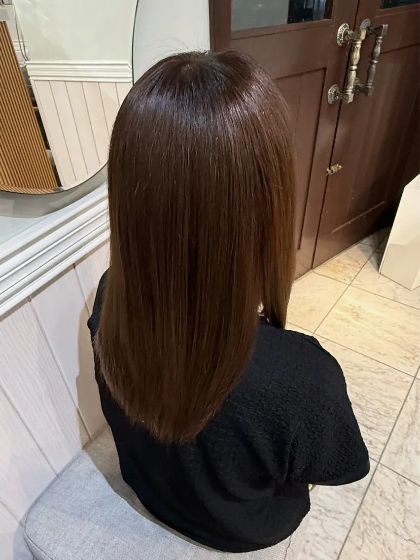 ロング ヘアカラー Lidee chiharuのヘアスタイル
