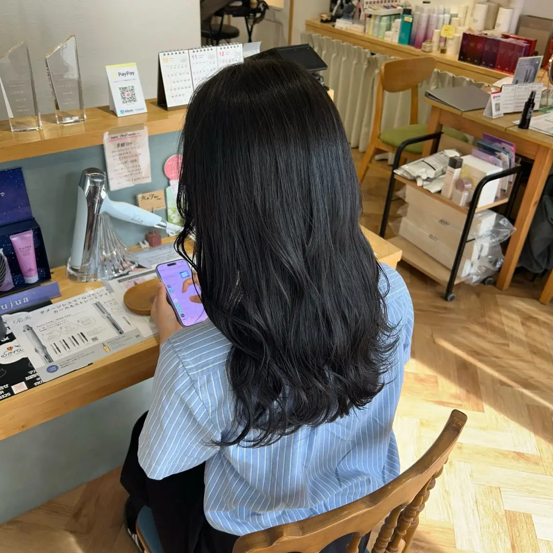 ミディアム ヘアカラー merc.🌿 友藤鮎那のヘアスタイル