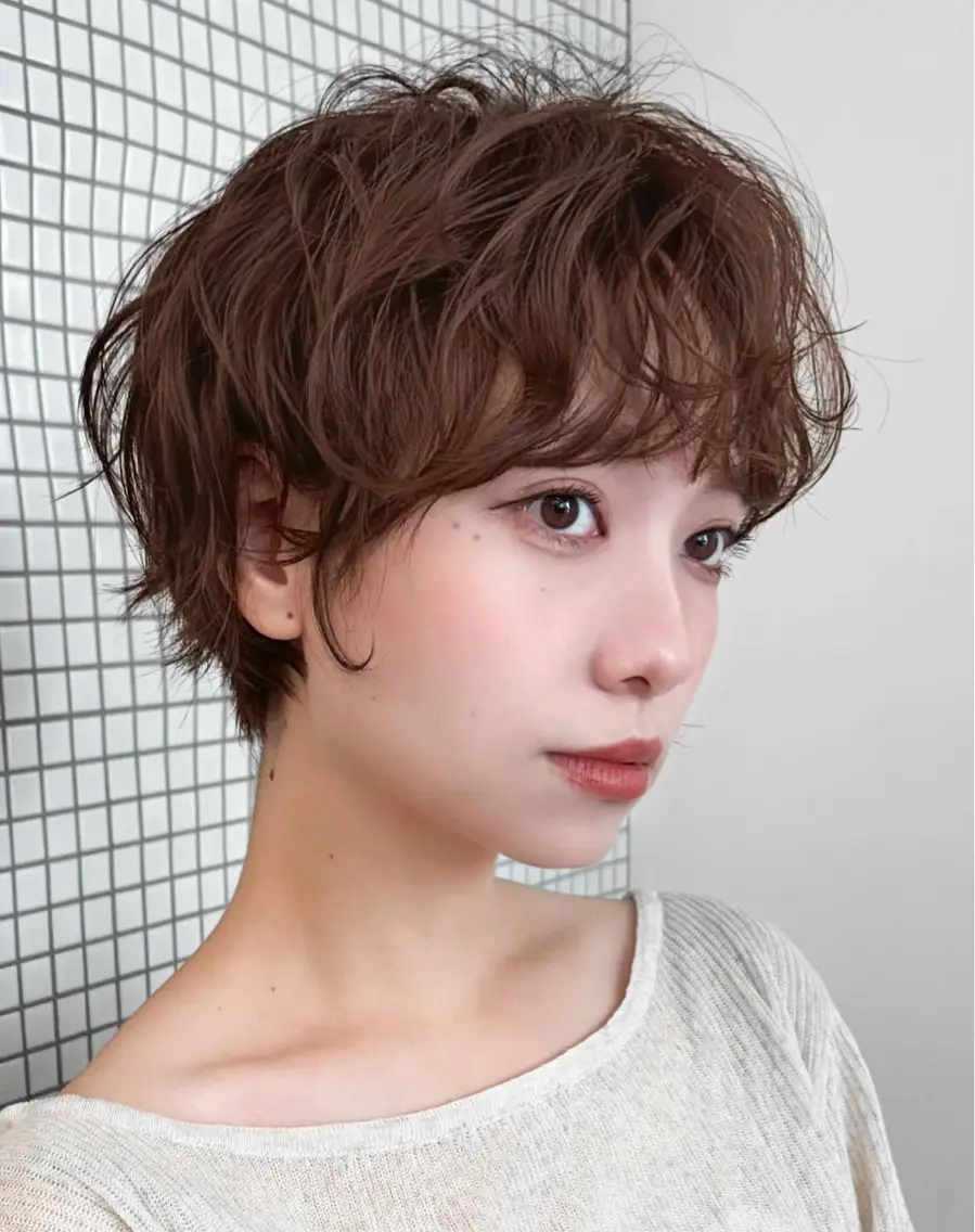 💫【小顔効果】襟足締まるくびれショート+3stepトリートメントの写真