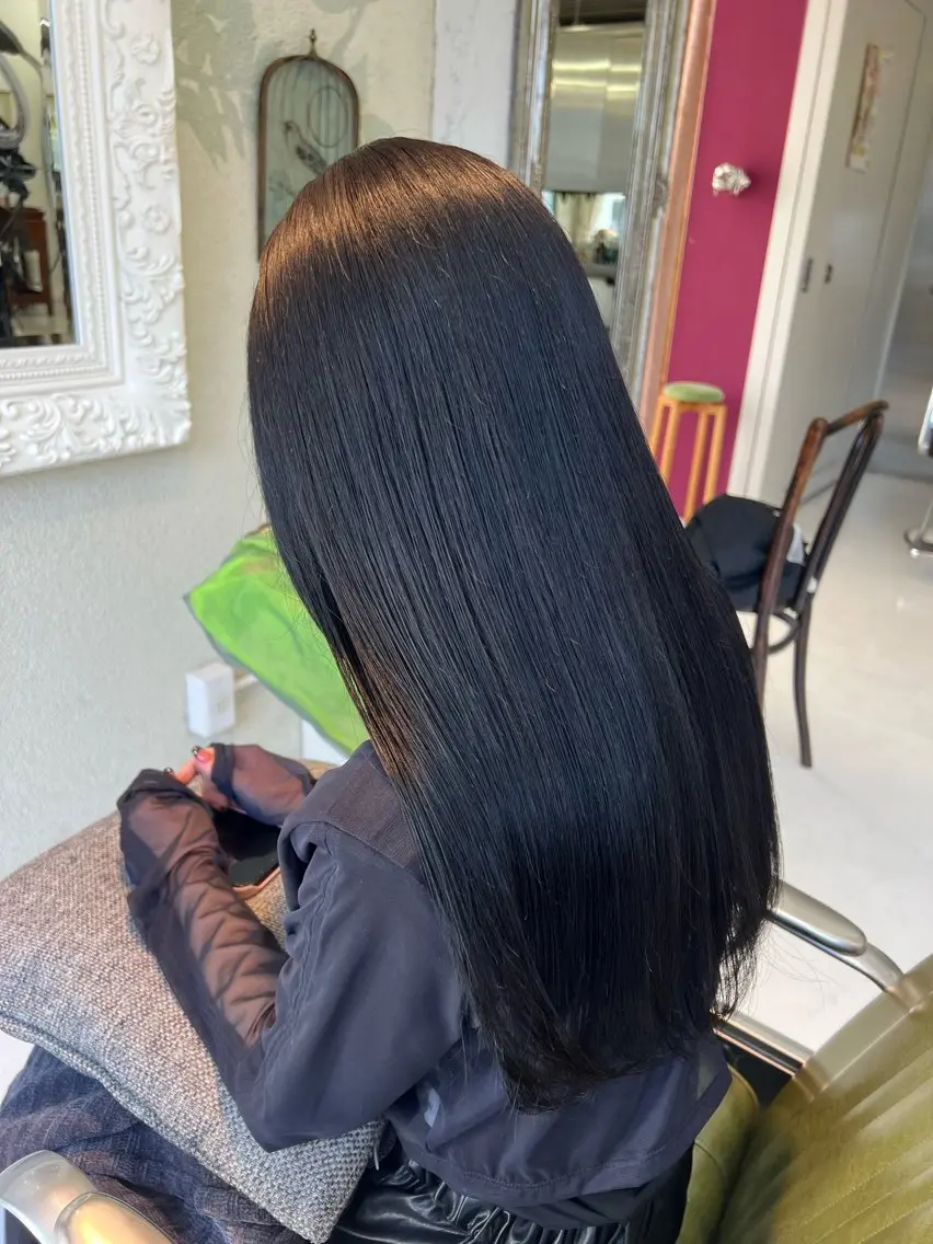 ロング ヘアカラー トリートメント 野崎 海翔のヘアスタイル