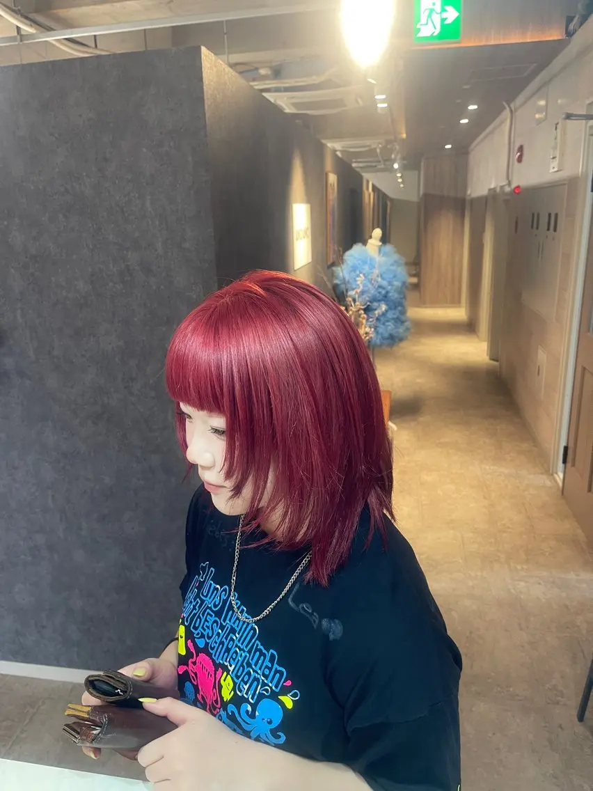 ショート カラー カット ヘアカラー トリートメント ANDIAMO SAKAE🍁楓のヘアスタイル