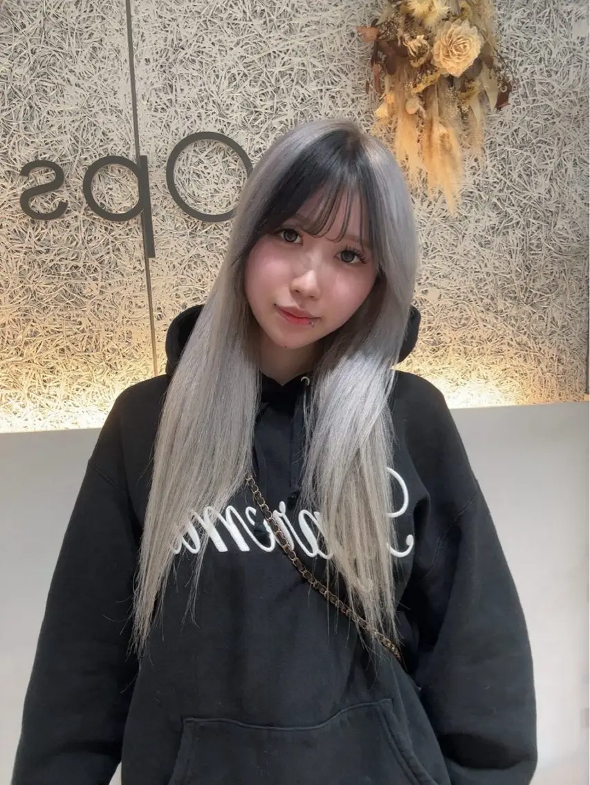 ロング ヘアカラー OPS hair大名 🩵yuna🌙のヘアスタイル