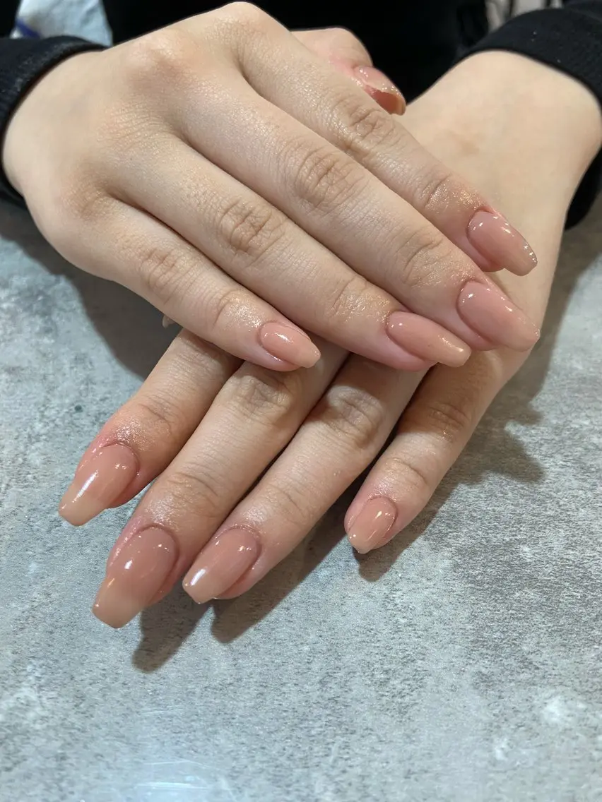 ネイル ワンカラーネイル HINAKO💫 Ouja groupのネイルデザイン