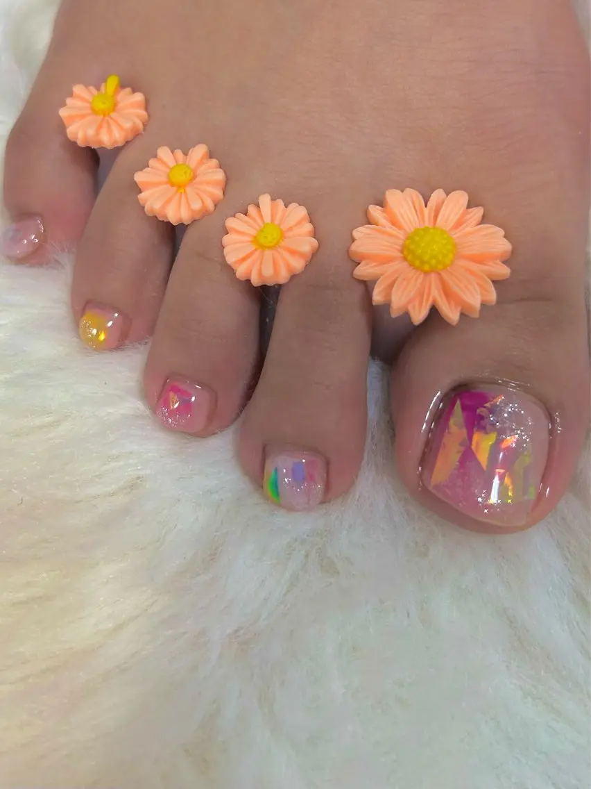 ネイル ハンドネイル フットネイル mermaid nailのネイルデザイン