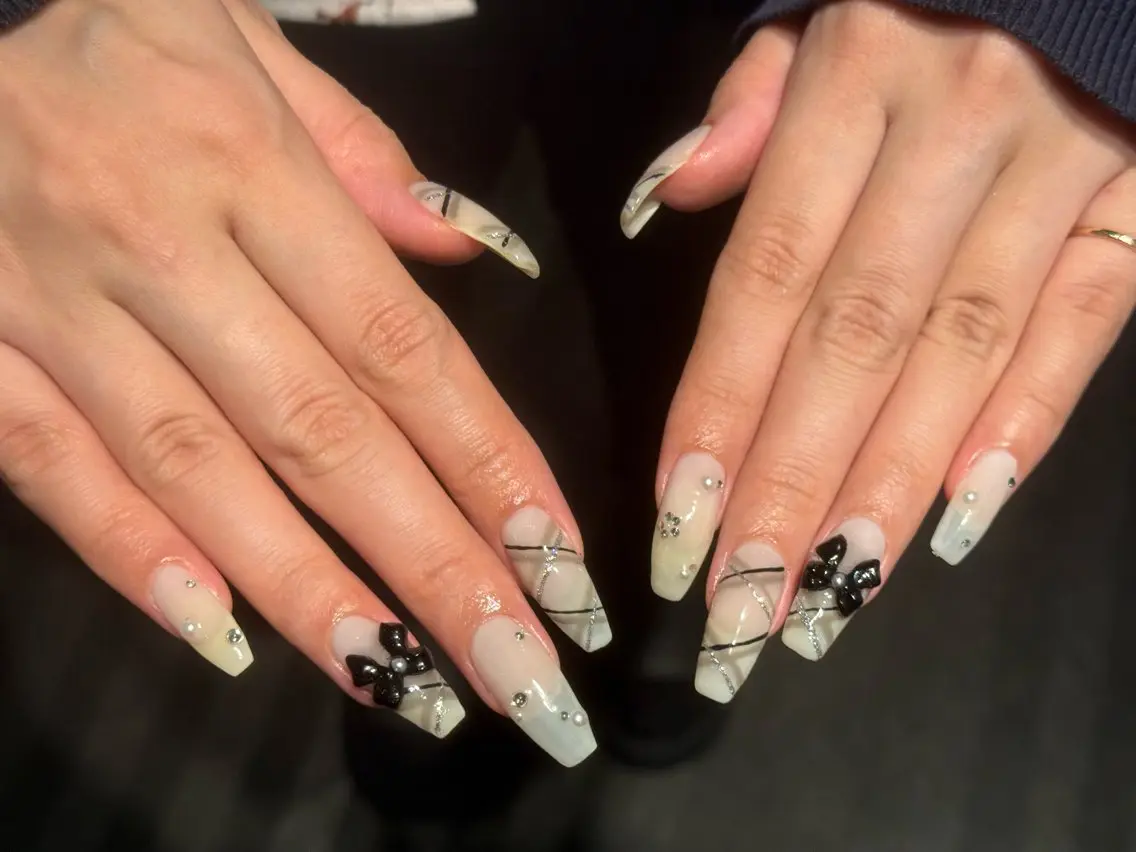 ネイル ジェルネイル 持ち込み ネイルチップ She's nail Keitoのネイルデザイン