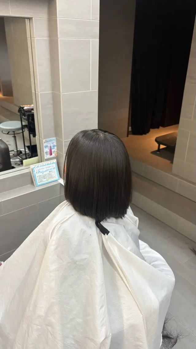 ショート ボブ 川村 夏穂のヘアスタイル