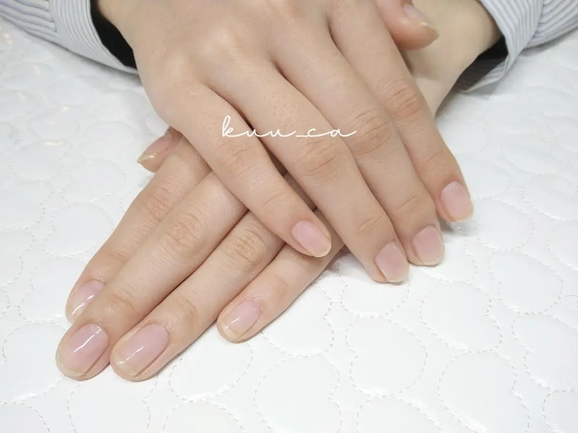 ネイル クリアネイル nailsalon Natuのネイルデザイン
