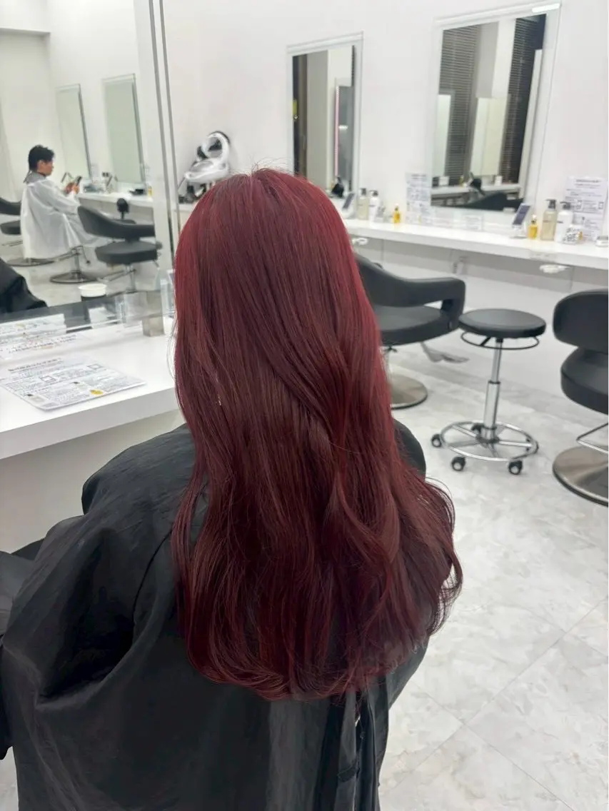 ロング カラー ヘアカラー トリートメント 🫧暖色カラー🫧/ Masaruのヘアスタイル