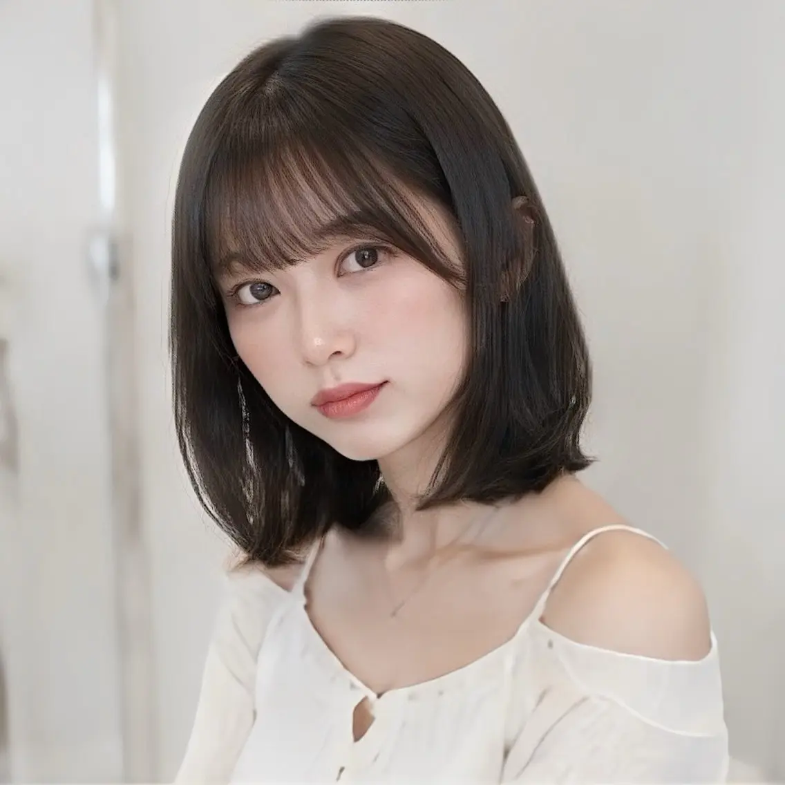ショート カット 縮毛矯正/レイヤー/ 前髪カット/おばかんのヘアスタイル