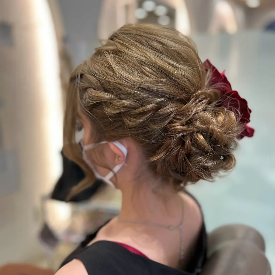 ロング ヘアアレンジ 浴衣 Chou kahoのヘアスタイル