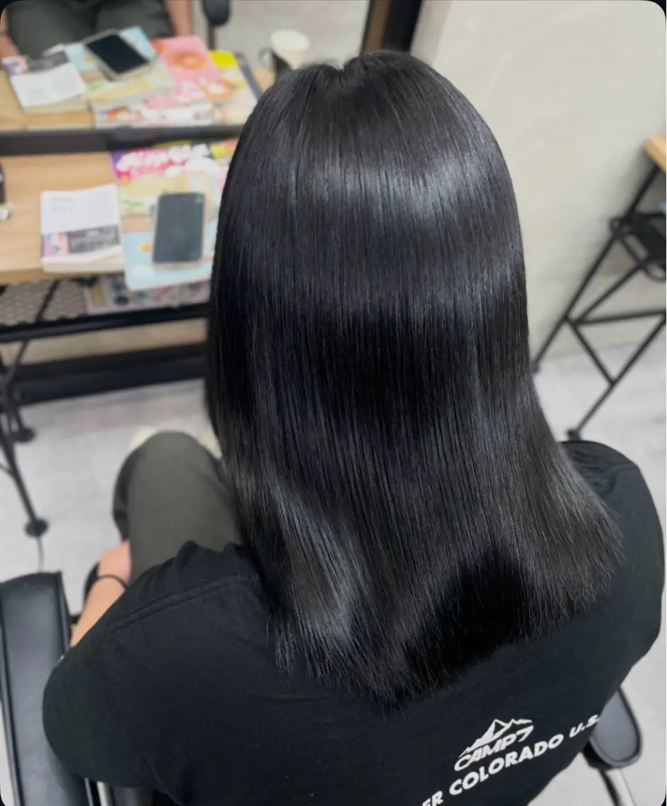 カラー ダークグレー ダークグレージュ グレージュ ヘアカラー 倉敷La fith/ Renoのヘアスタイル