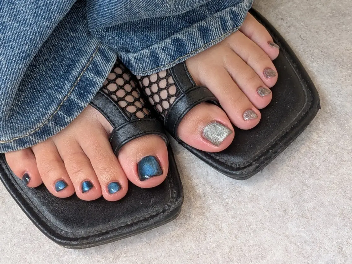 ネイル フットネイル マグネットネイル miel nail mayaのネイルデザイン