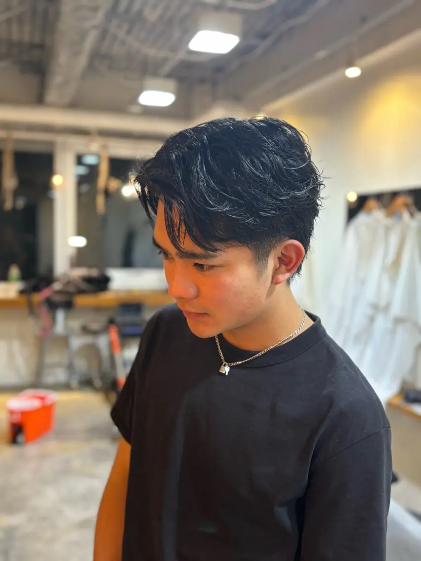 パーマ メンズ カット パーマ ⚡️Hiroto/ men’s⚡️のヘアスタイル