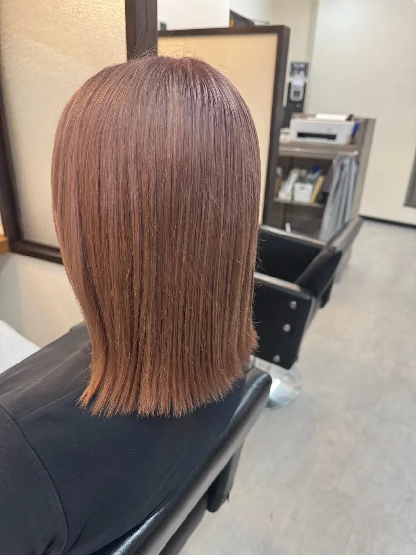 ミディアム 🧤ル ウ🧤のヘアスタイル