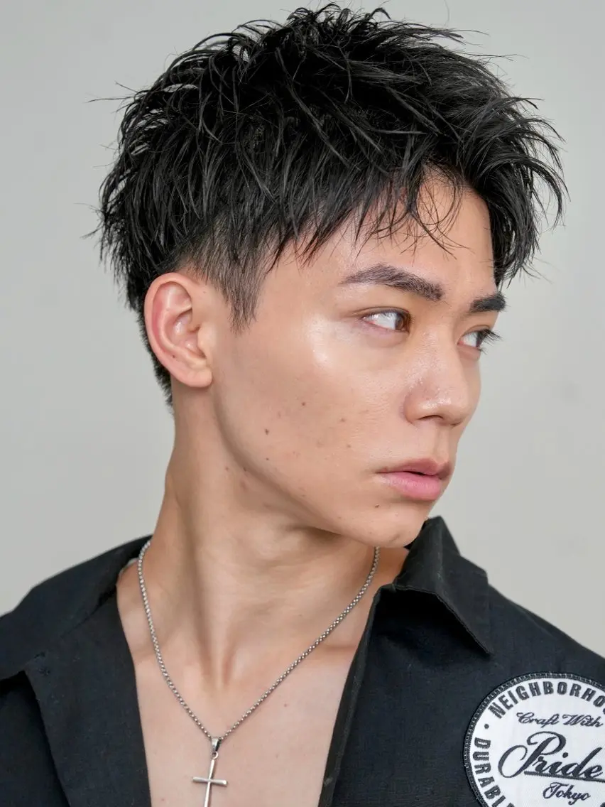 ショート パーマ カット パーマ クドウレイ fifth神南のヘアスタイル