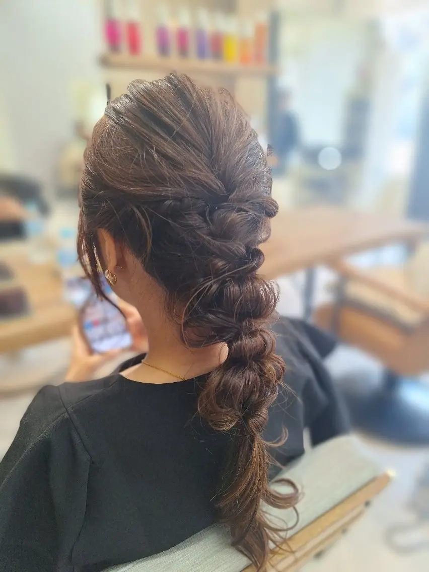 ヘアアレンジ ヘアセット 北村 恵美のヘアスタイル