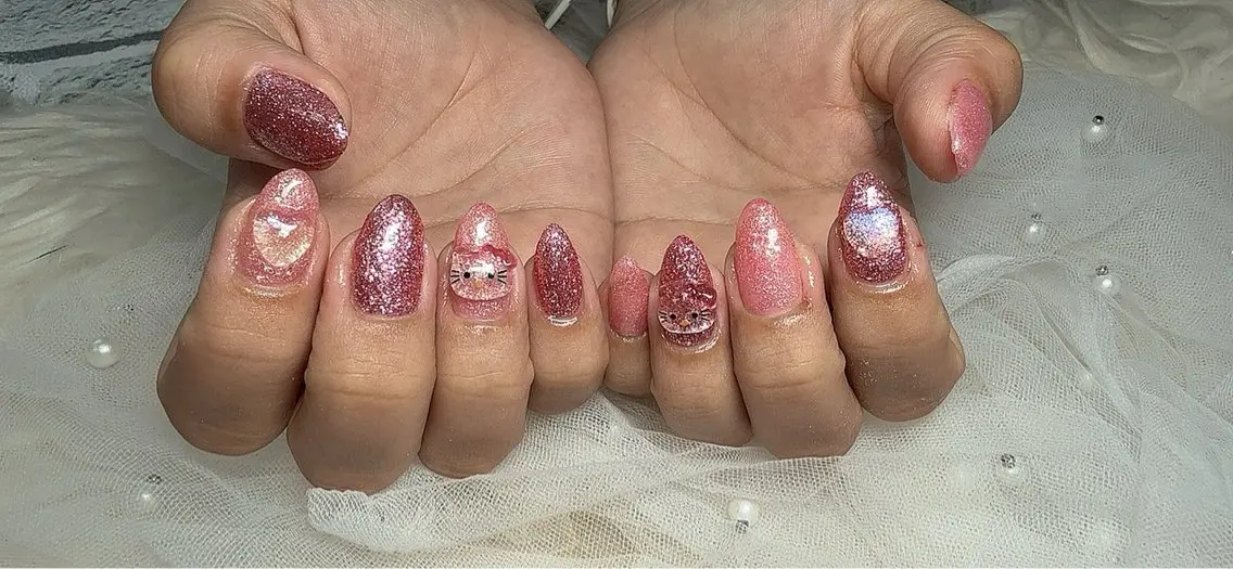 ネイル ピンク Mimi Nailのネイルデザイン