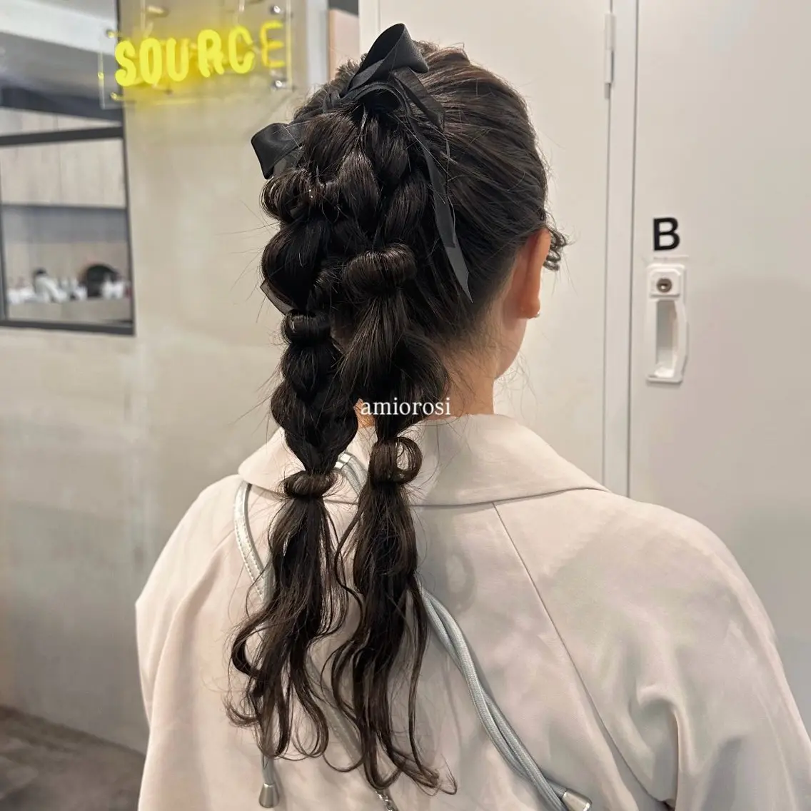 ロング カラー ヘアアレンジ デート ヘアセット makoto / 韓国風ヘア🎀🪄︎のヘアスタイル